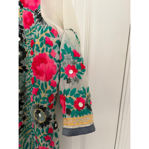 Handmade‎ Embroidery dress - Picture 3 of 5